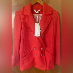 Veronica Beard Tweed Dickey Blazer 6